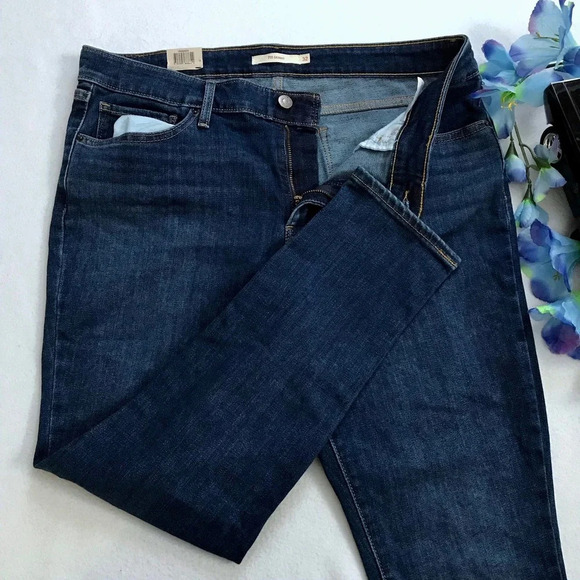 Levi's NWT 711 Mid Rise Skinny Ankle Jeans Women 14/32 - Picture 4 of 10